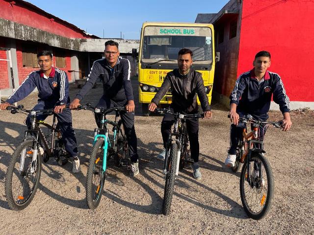 CYCLING CLUB INAUGURATED AT SAINIK SCHOOL NAGROTA