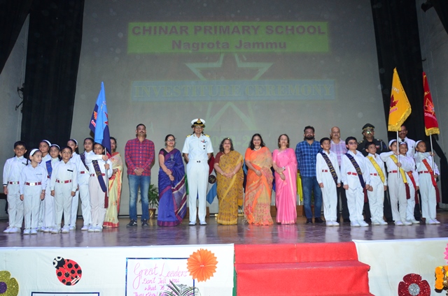 CHINAR PRIMARY SCHOOL HOLDS INVESTITURE CEREMONY