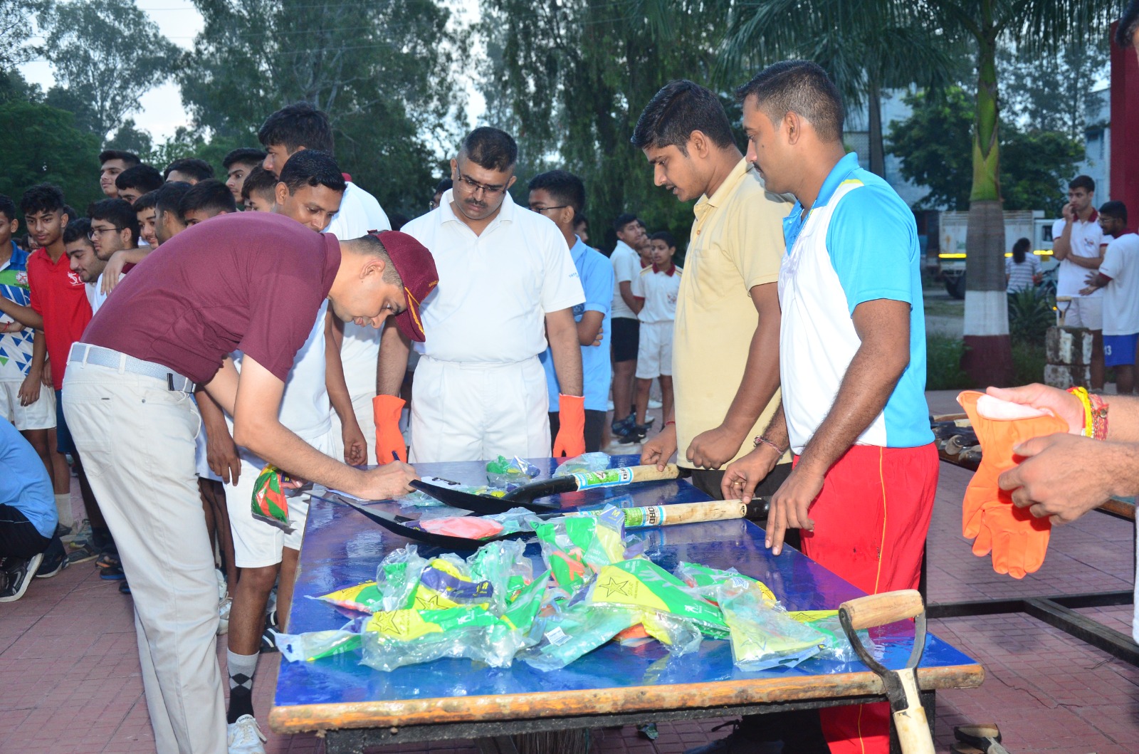  SWACHCHATA HI SEWA ABHIYAN HELD AT SAINIK SCHOOL NAGROTA