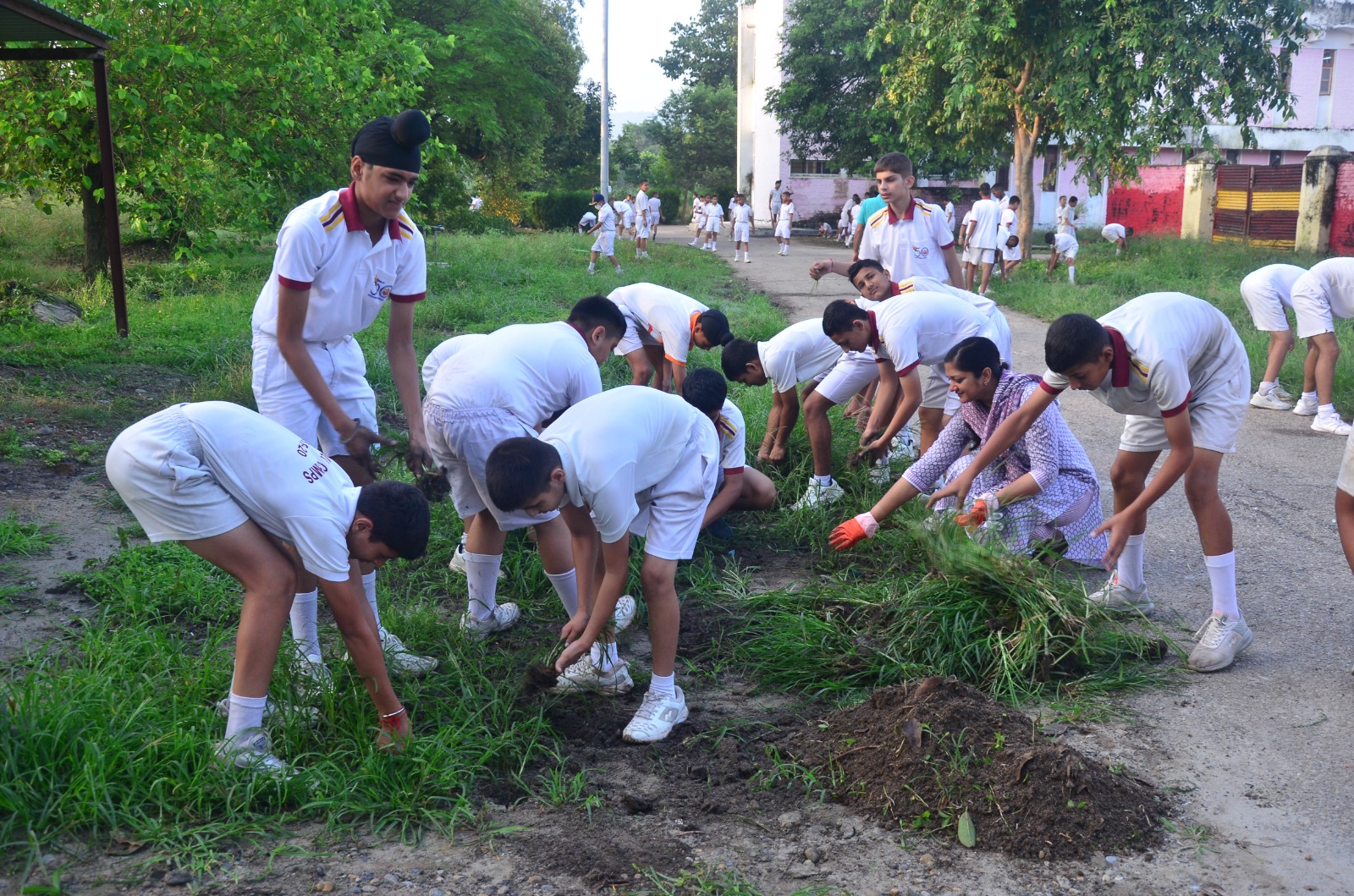  SWACHCHATA HI SEWA ABHIYAN HELD AT SAINIK SCHOOL NAGROTA